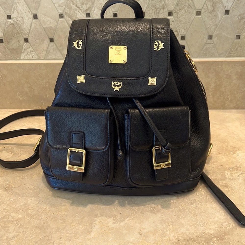 Beautiful MCM leather Backpack